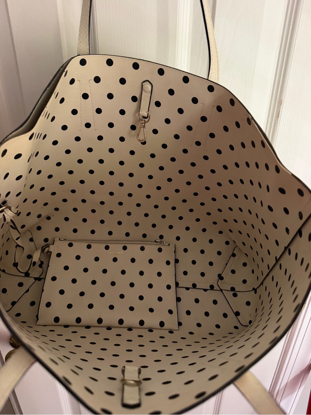kate spade Cream Tote Bag - Picture 3 of 4